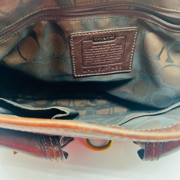 Coach Vintage #7458 Whiskey Leather Bag - Picture 15 of 16